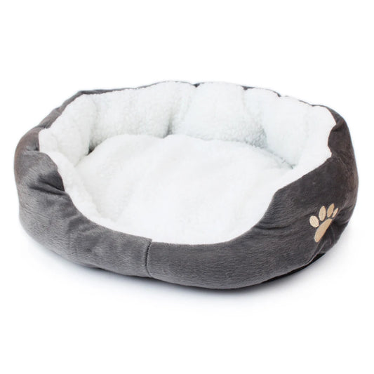 Bed For Cats and Dogs with Thickened PP Cotton and Sofasuitable for Small Pets