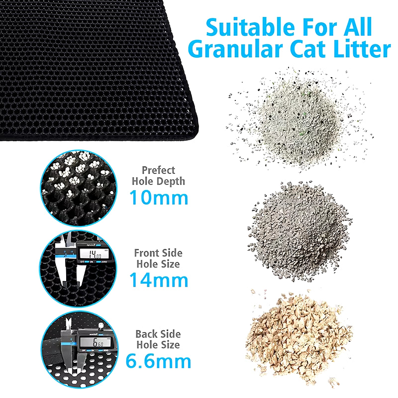 Pet Litter Mat Waterproof Double Layer Non-Slip - Washable Pet Supplies