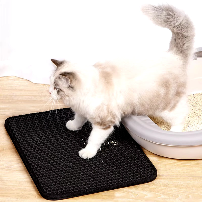 Pet Litter Mat Waterproof Double Layer Non-Slip - Washable Pet Supplies